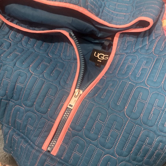 NWT UGG Iggy Sherpa Half Zip Pullover size large - Picture 4 of 10